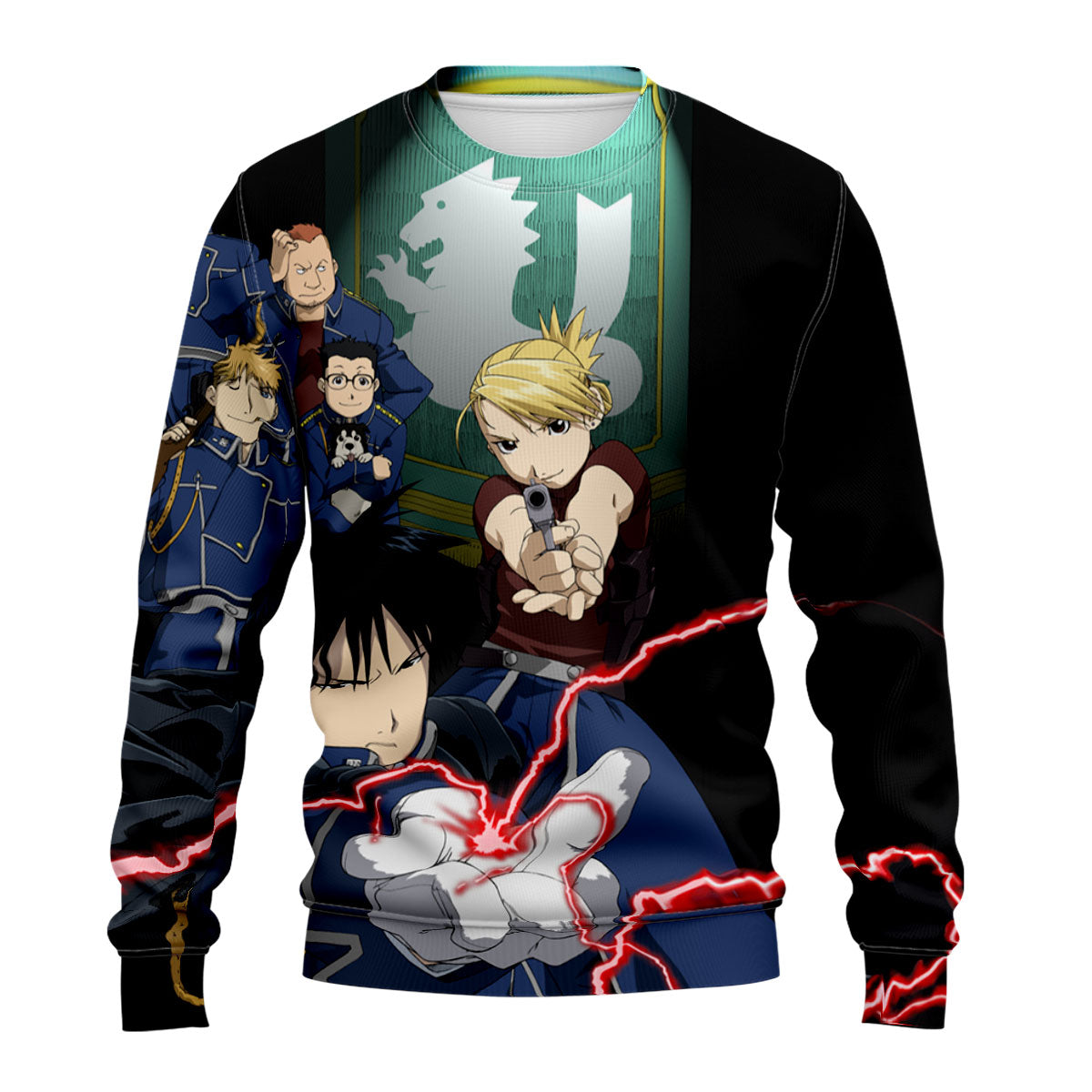 Fullmetal Alchemist Roy Mustang Flame Alchemy Combat Anime Apparel