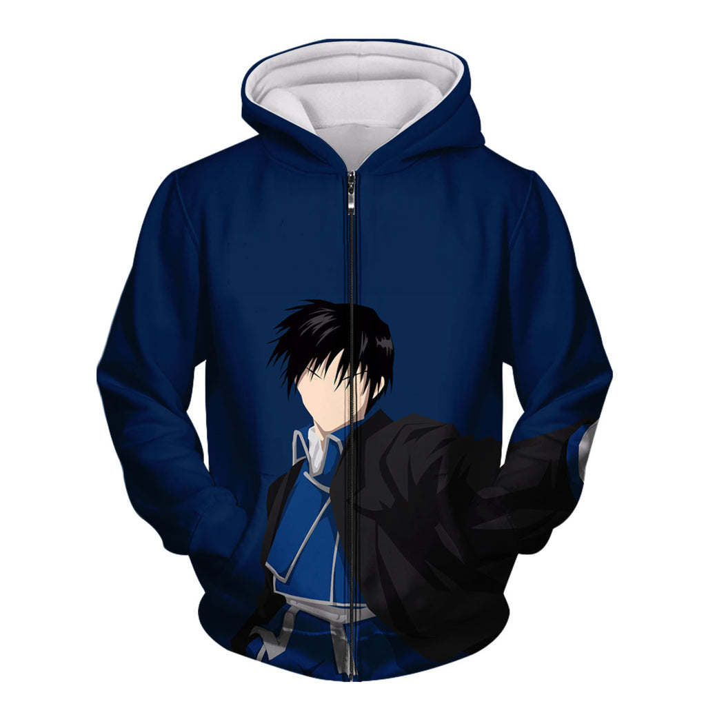 Fullmetal Alchemist Roy Mustang Flame Command Anime Apparel