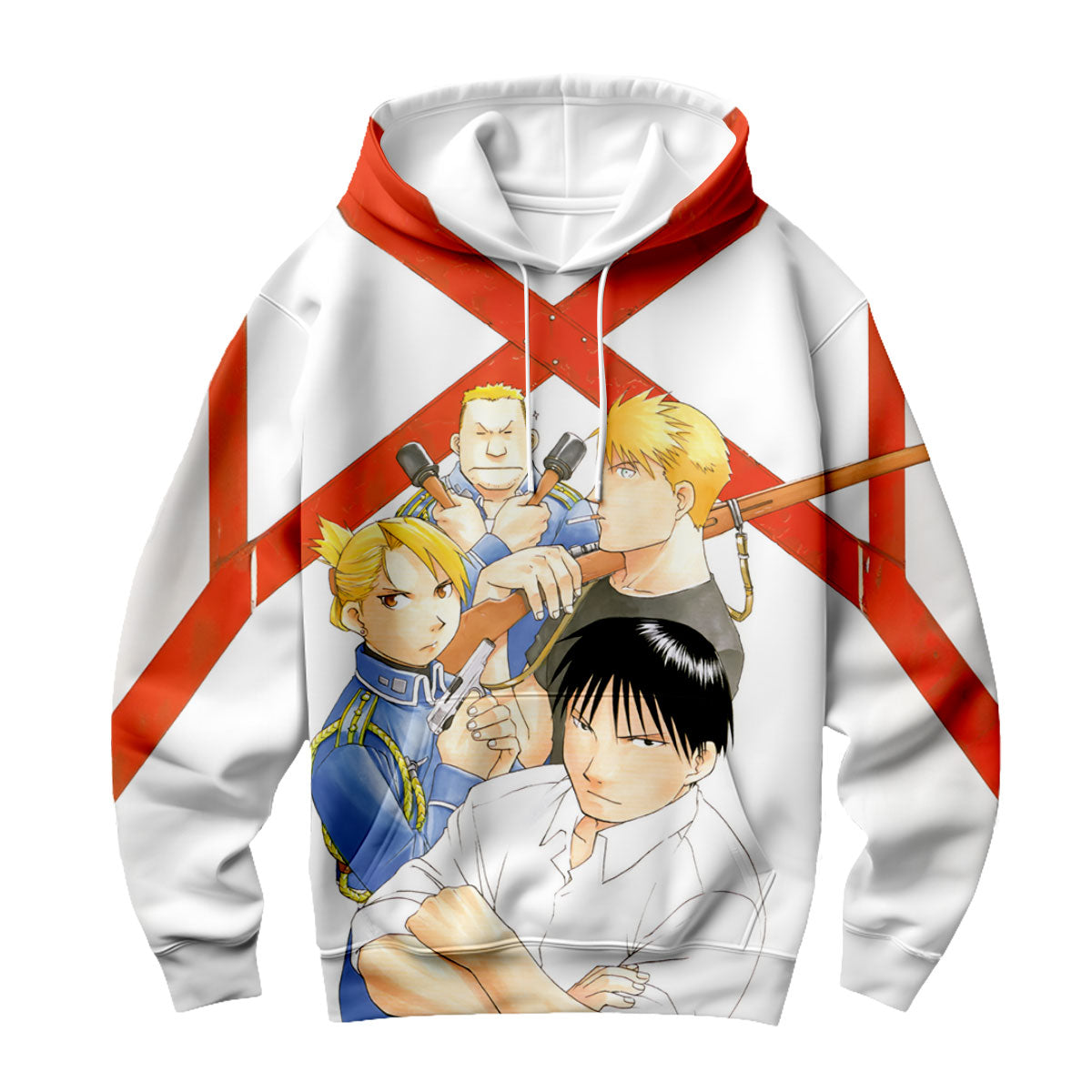 Fullmetal Alchemist Roy Mustang Flame Unit Anime Apparel