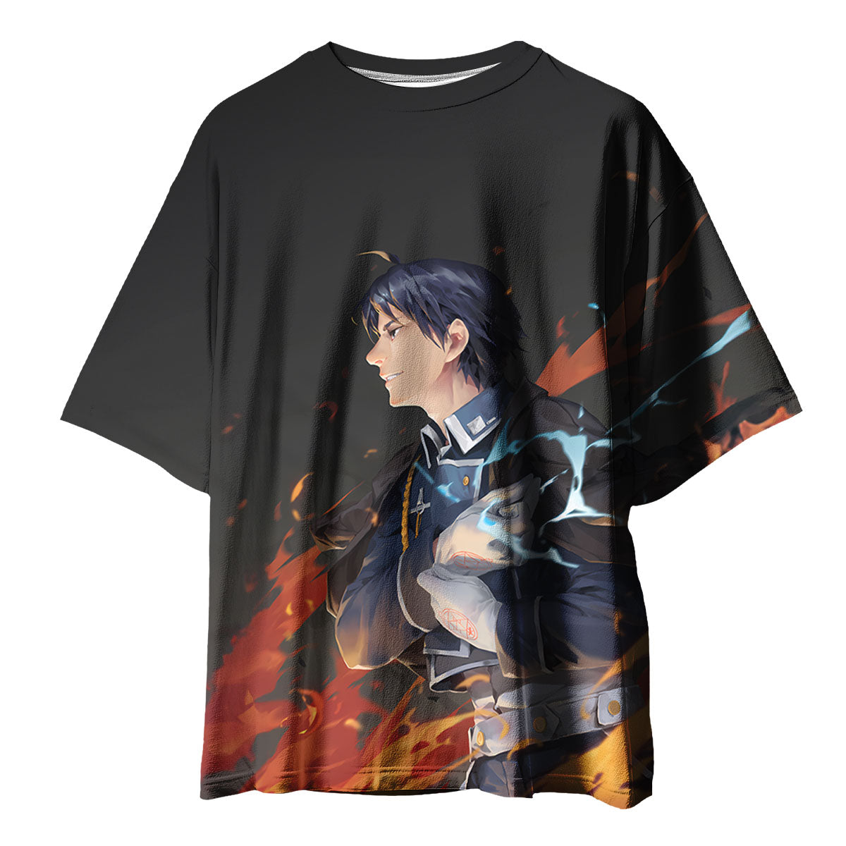 Fullmetal Alchemist Roy Mustang Flames Anime Apparel