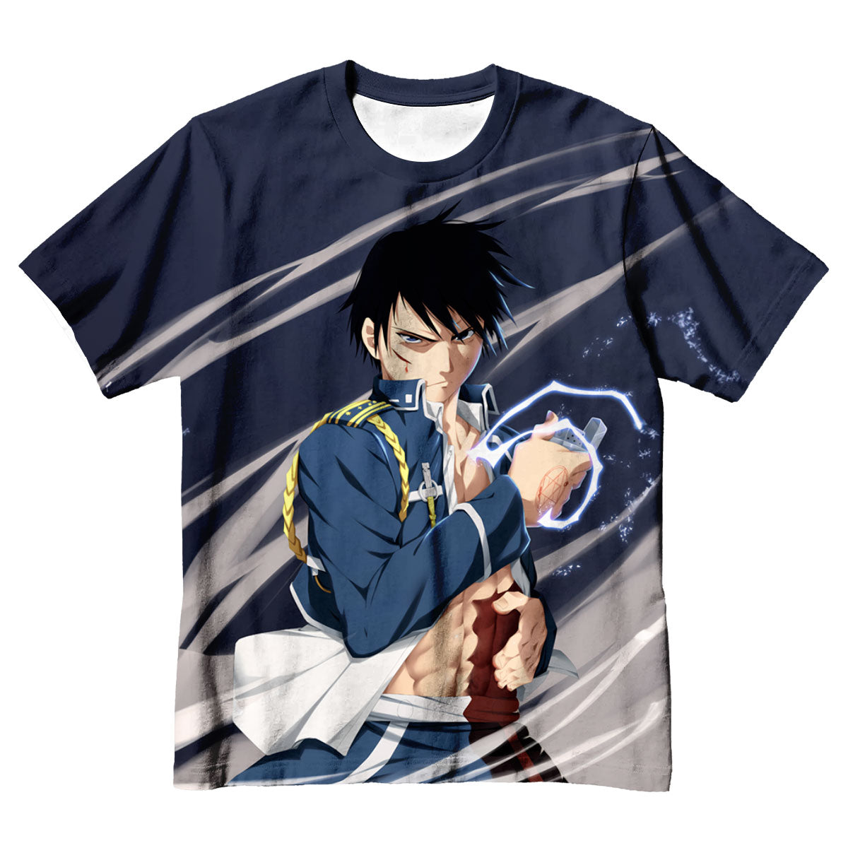Fullmetal Alchemist Roy Mustang Lightning Alchemy Anime Apparel