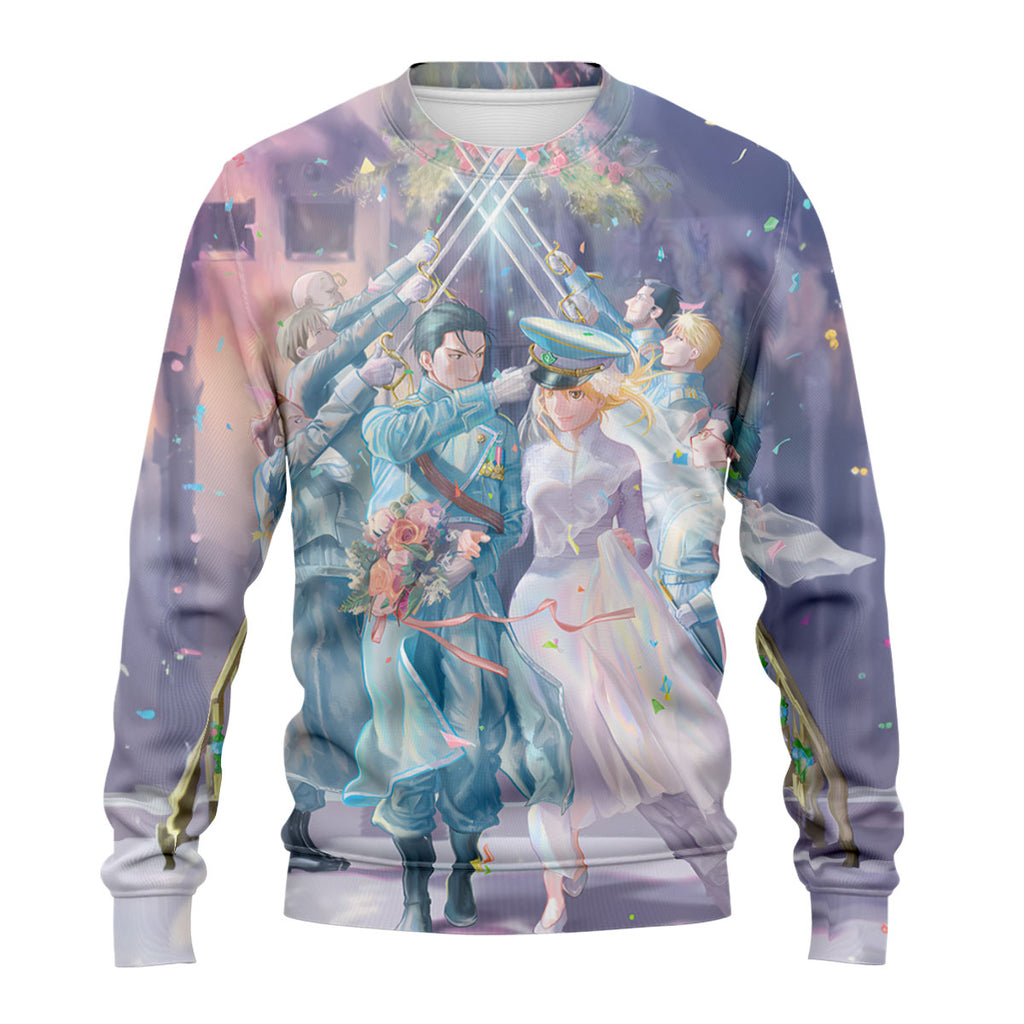 Fullmetal Alchemist Roy Mustang Wedding Ceremony Anime Apparel