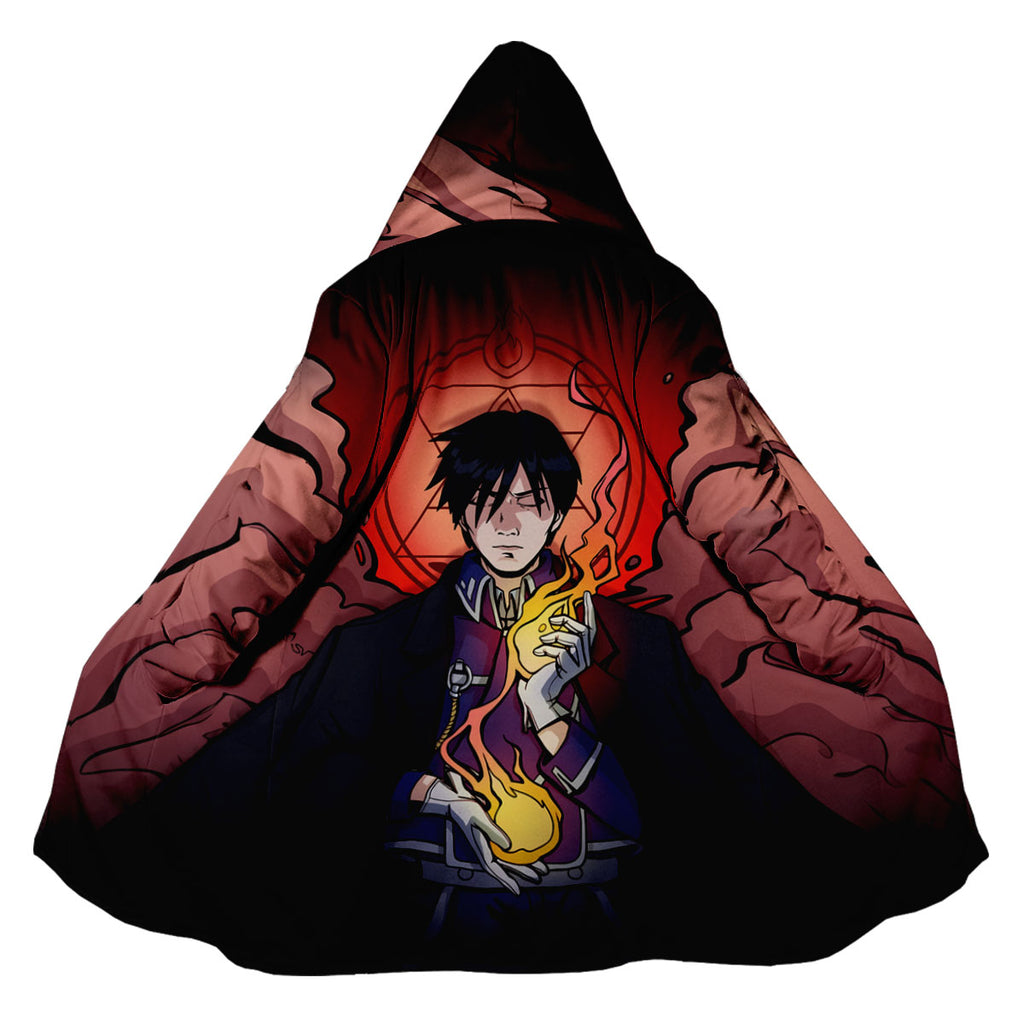 Fullmetal Alchemist Roy Mustang Wielding Flames Anime Apparel