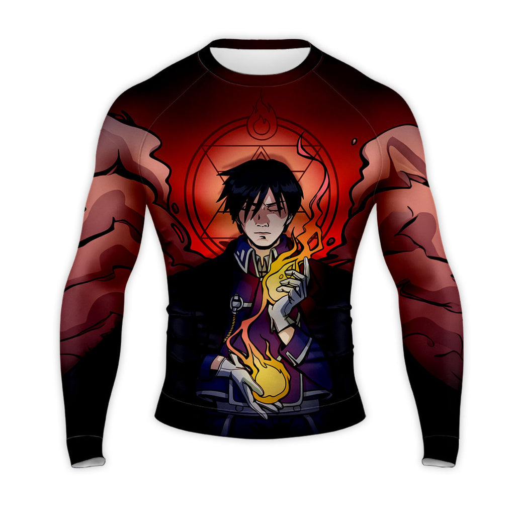 Fullmetal Alchemist Roy Mustang Wielding Flames Anime Apparel