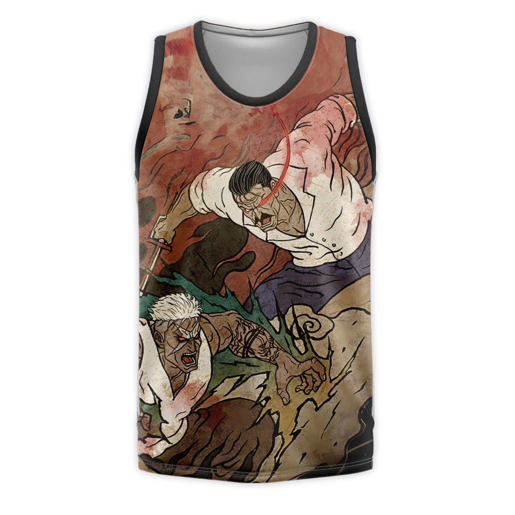 Fullmetal Alchemist Scar Bradley Combat Art Anime Apparel
