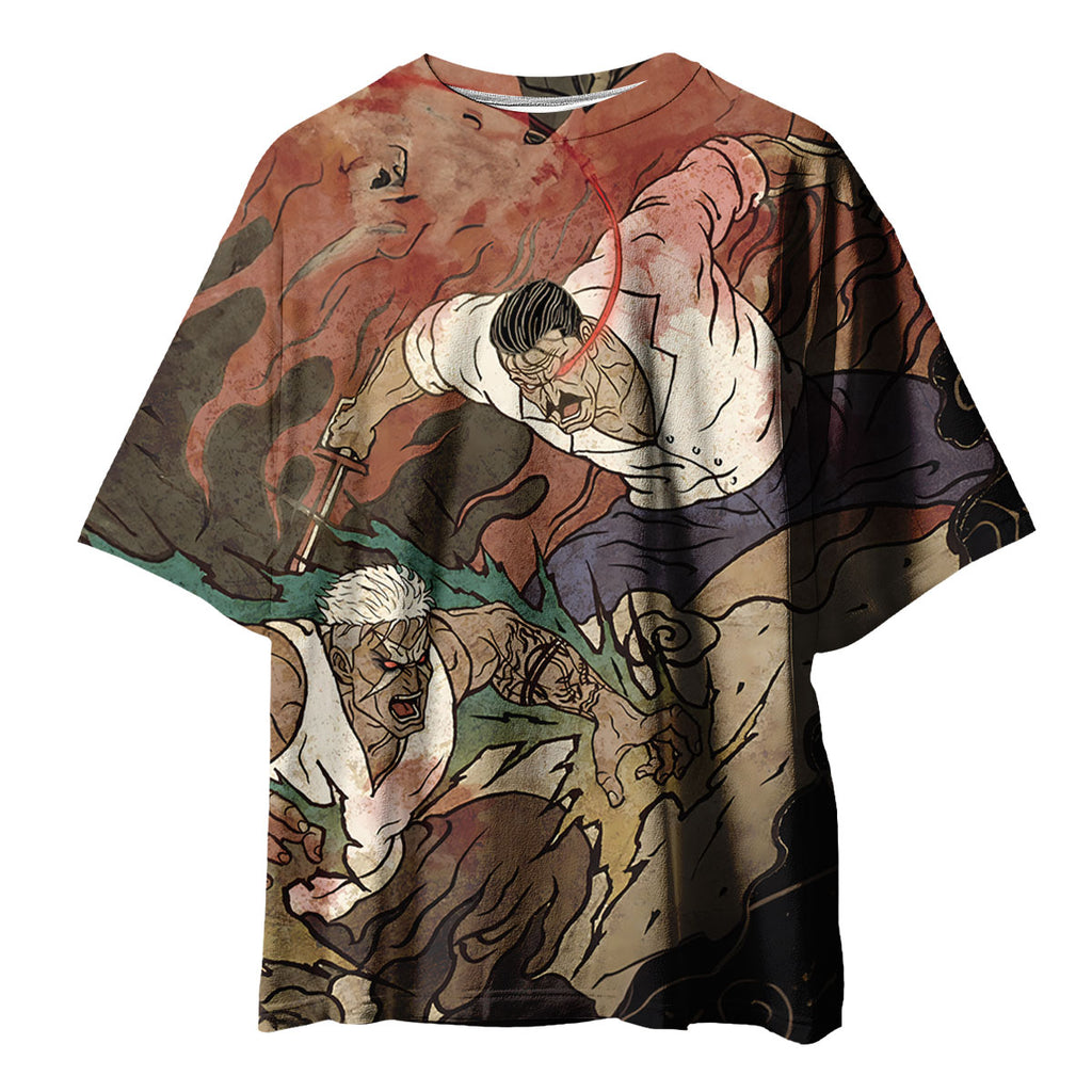 Fullmetal Alchemist Scar Bradley Combat Art Anime Apparel