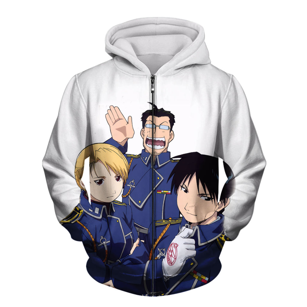 Fullmetal Alchemist State Alchemist Veteran Ally Anime Apparel