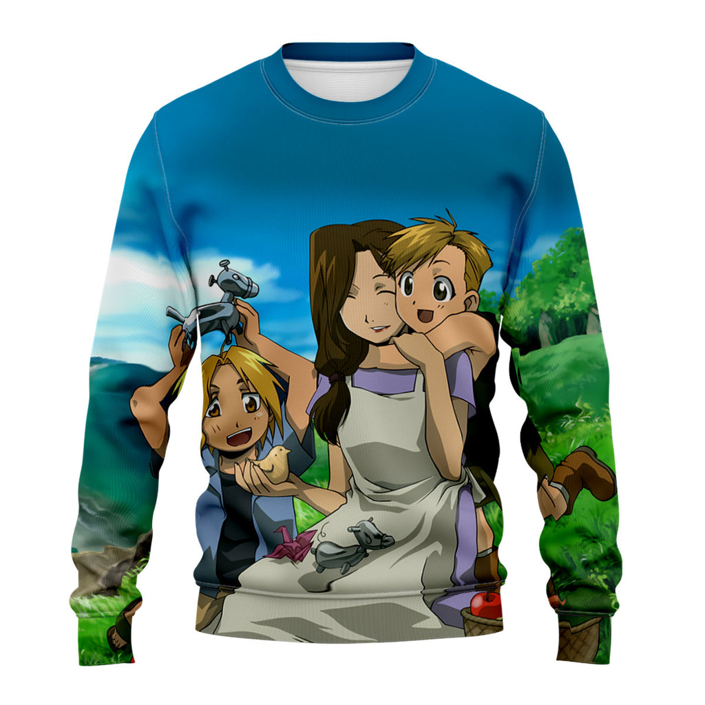 Fullmetal Alchemist Theresa Elric Heartwarming Family Moment Anime Apparel
