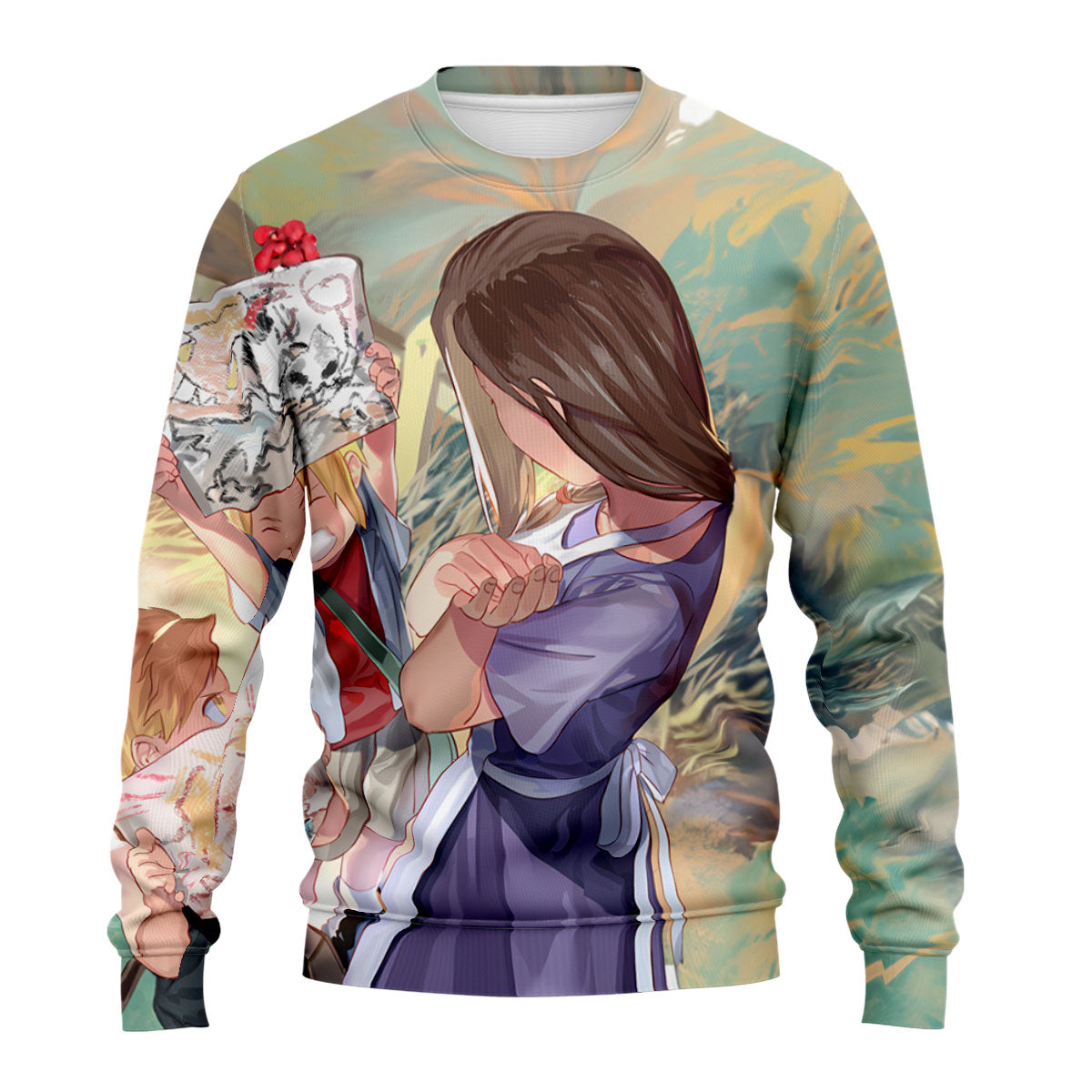 Fullmetal Alchemist Trisha Elric Family Moments Anime Apparel