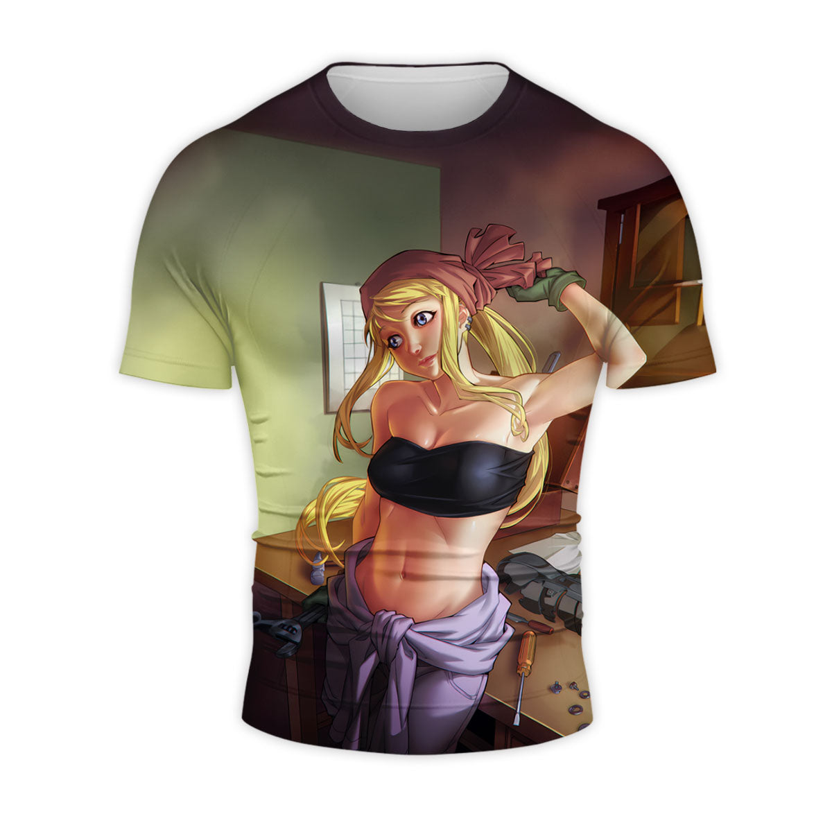 Fullmetal Alchemist Winry Rockbell Crafting Automail Anime Apparel