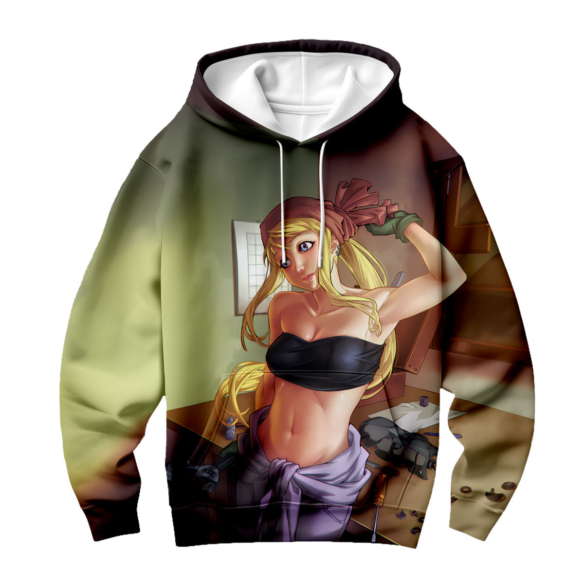 Fullmetal Alchemist Winry Rockbell Crafting Automail Anime Apparel