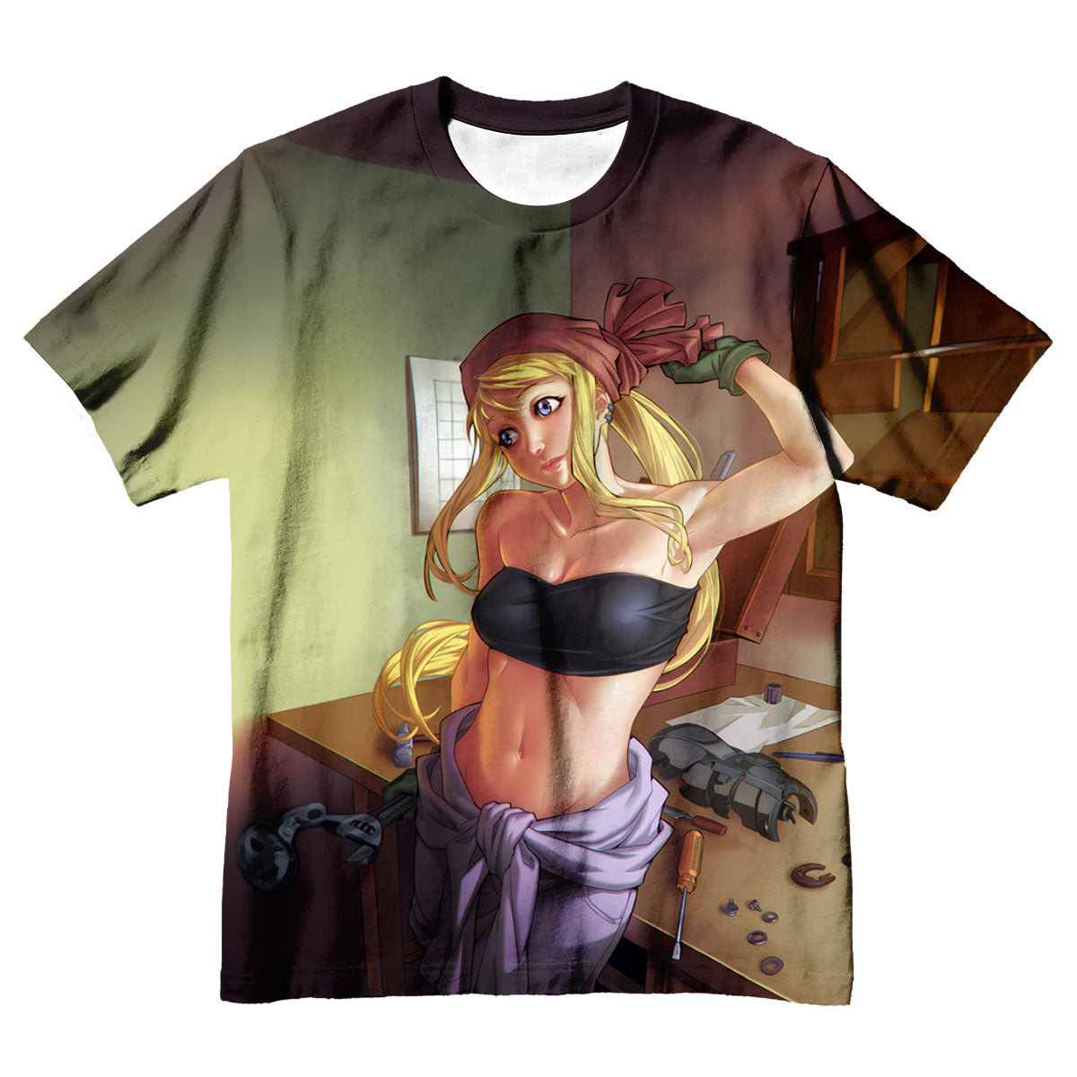 Fullmetal Alchemist Winry Rockbell Crafting Automail Anime Apparel