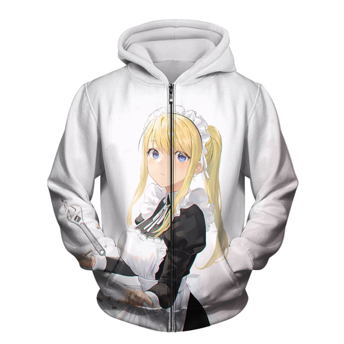 Fullmetal Alchemist Winry Rockbell Maid Attire Anime Apparel
