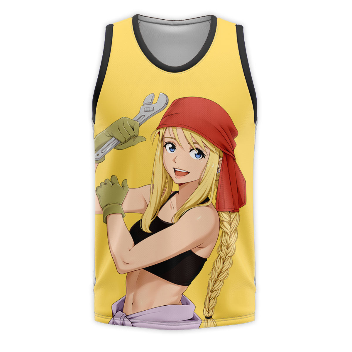 Fullmetal Alchemist Winry Rockbell Mechanic Wrench Anime Apparel
