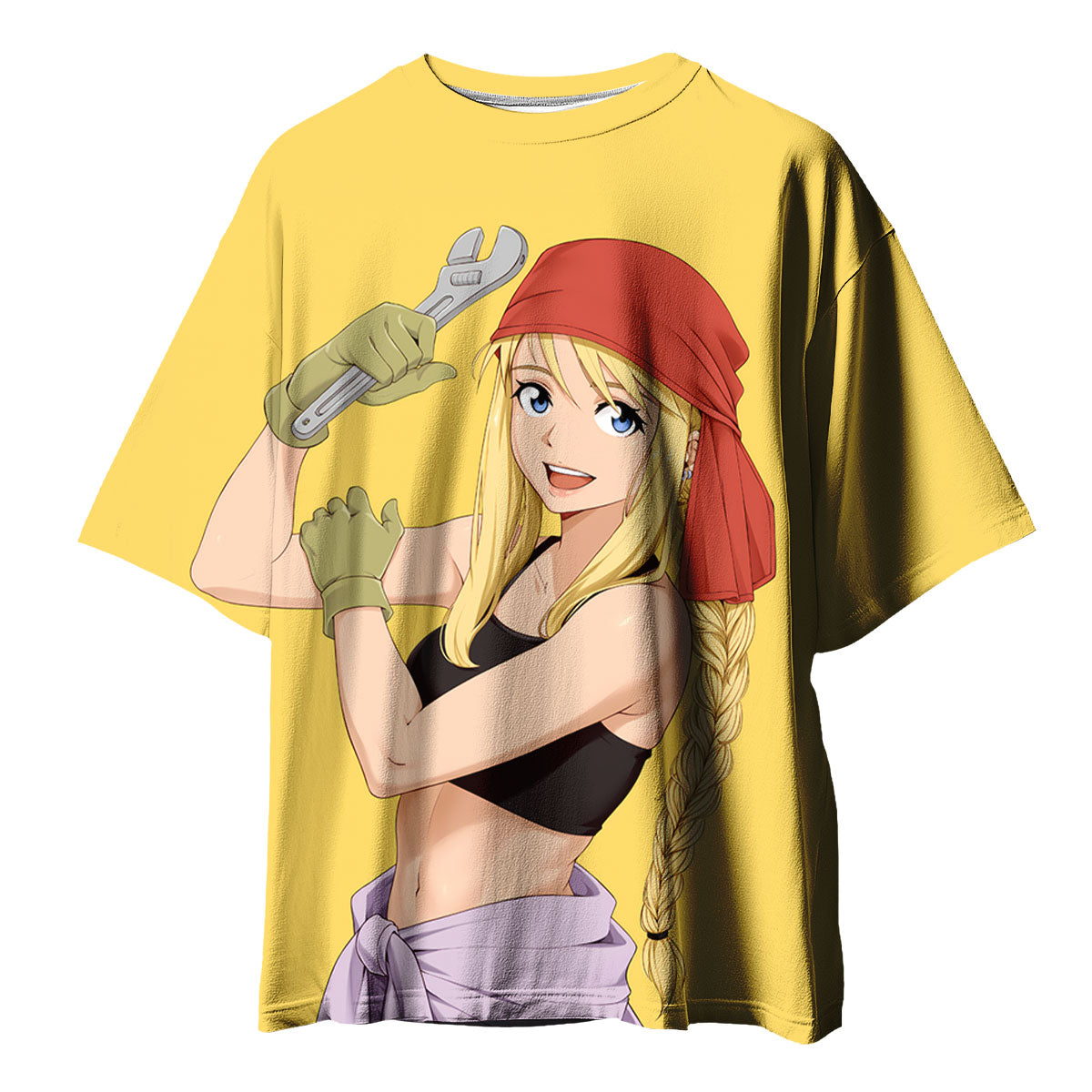 Fullmetal Alchemist Winry Rockbell Mechanic Wrench Anime Apparel