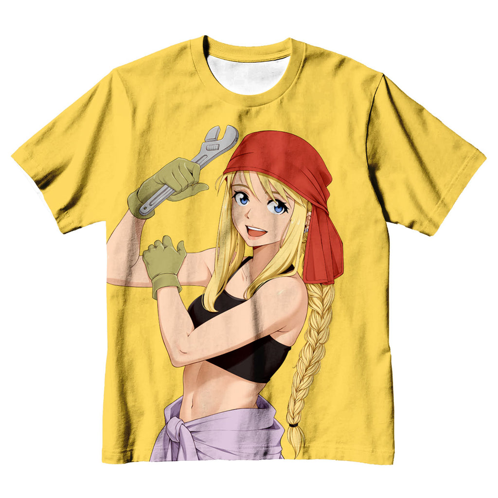 Fullmetal Alchemist Winry Rockbell Mechanic Wrench Anime Apparel