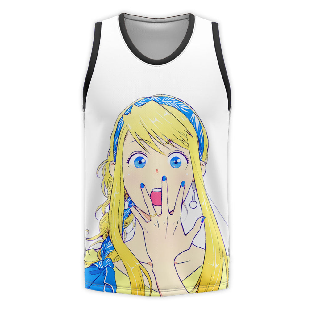 Fullmetal Alchemist Winry Rockbell Shocked Expression Anime Apparel