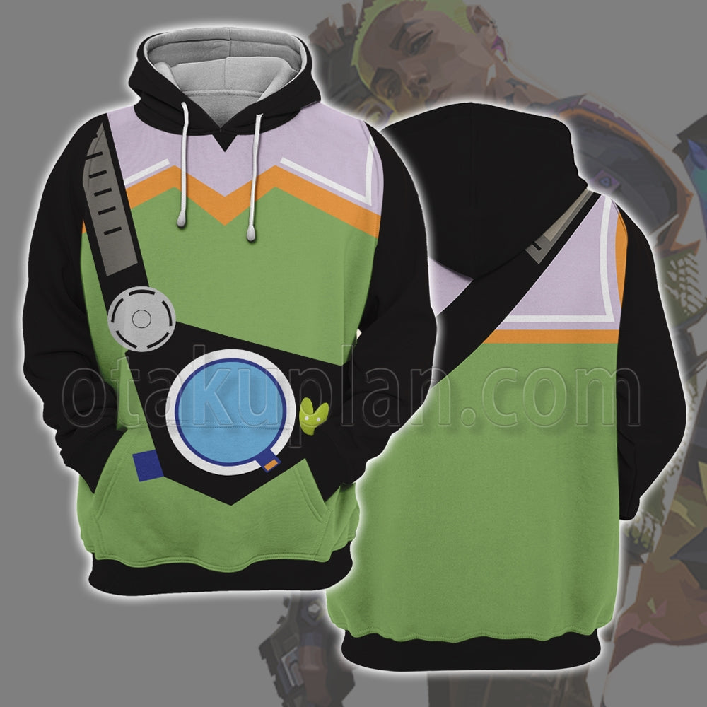 Game Valorant Gekko Cosplay Hoodie