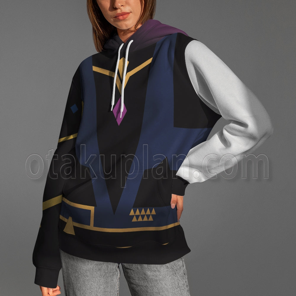 Game Valorant Reyna Cosplay Hoodie