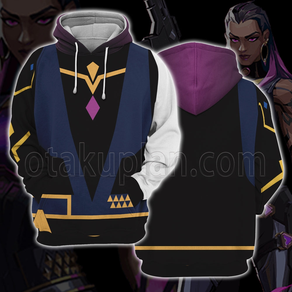 Game Valorant Reyna Cosplay Hoodie
