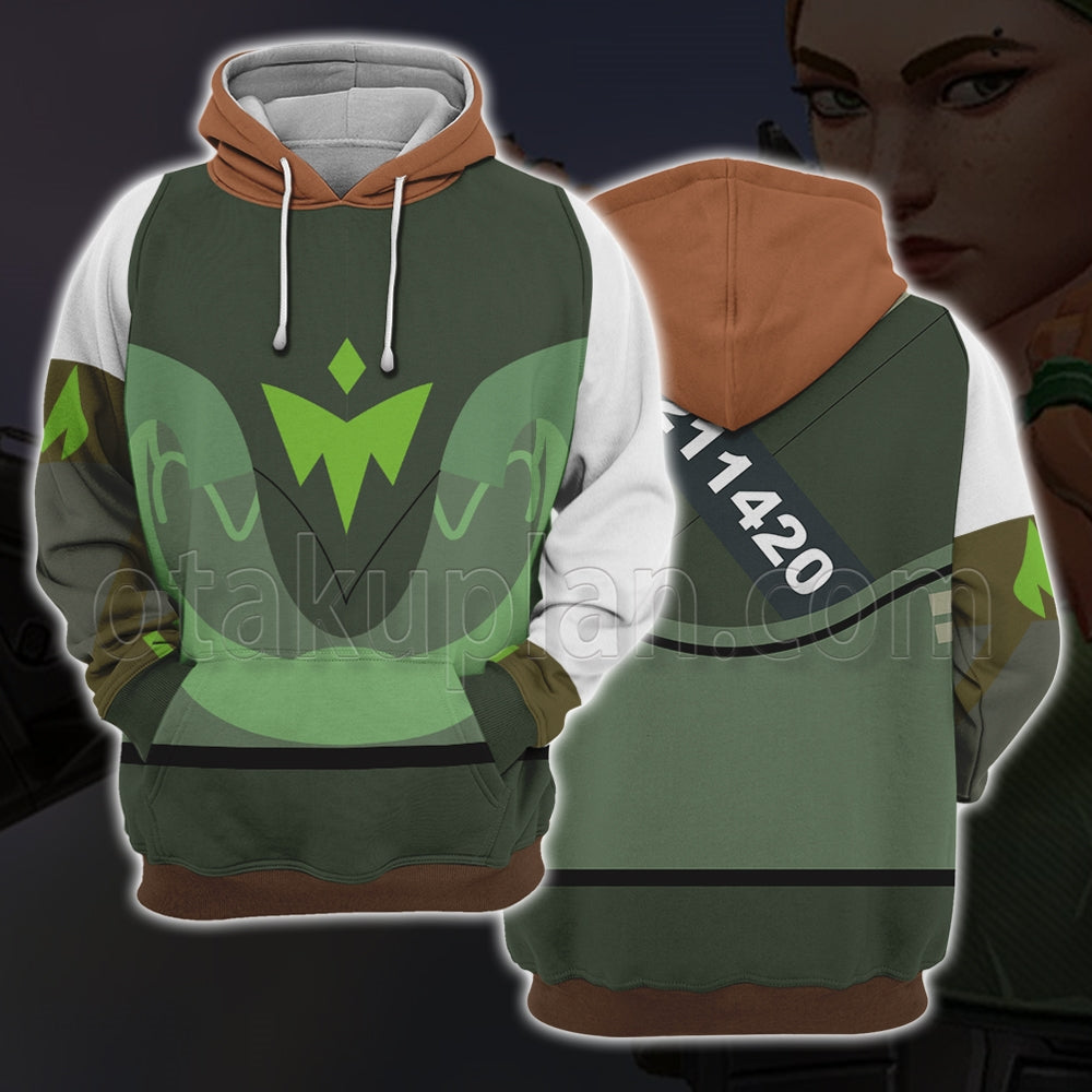Game Valorant Skye Cosplay Hoodie