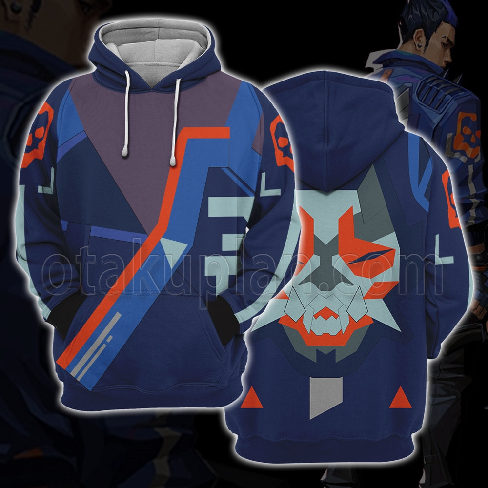 Game Valorant Yoru Cosplay Hoodie