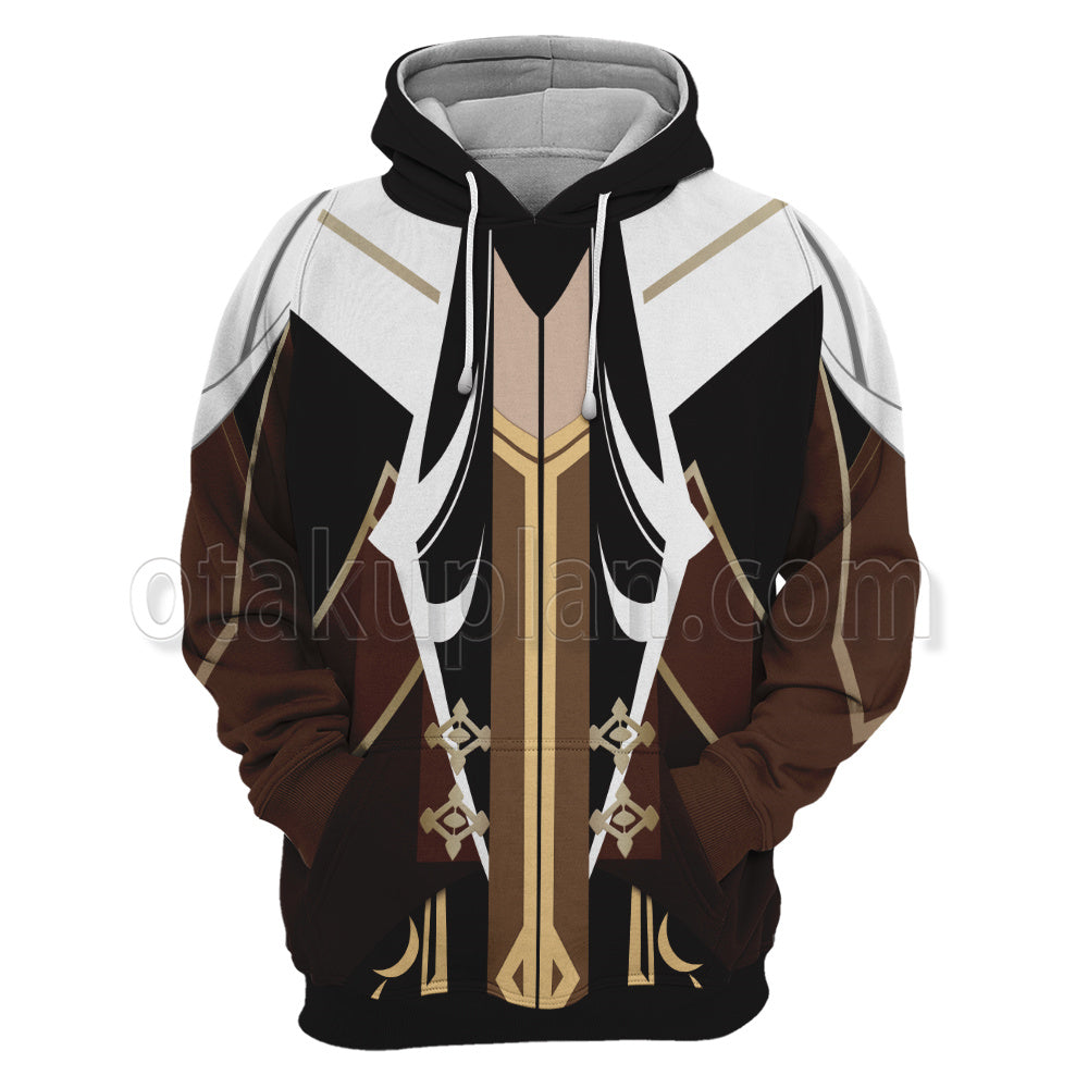 Genshin Impact Zhongli Cosplay Hoodie