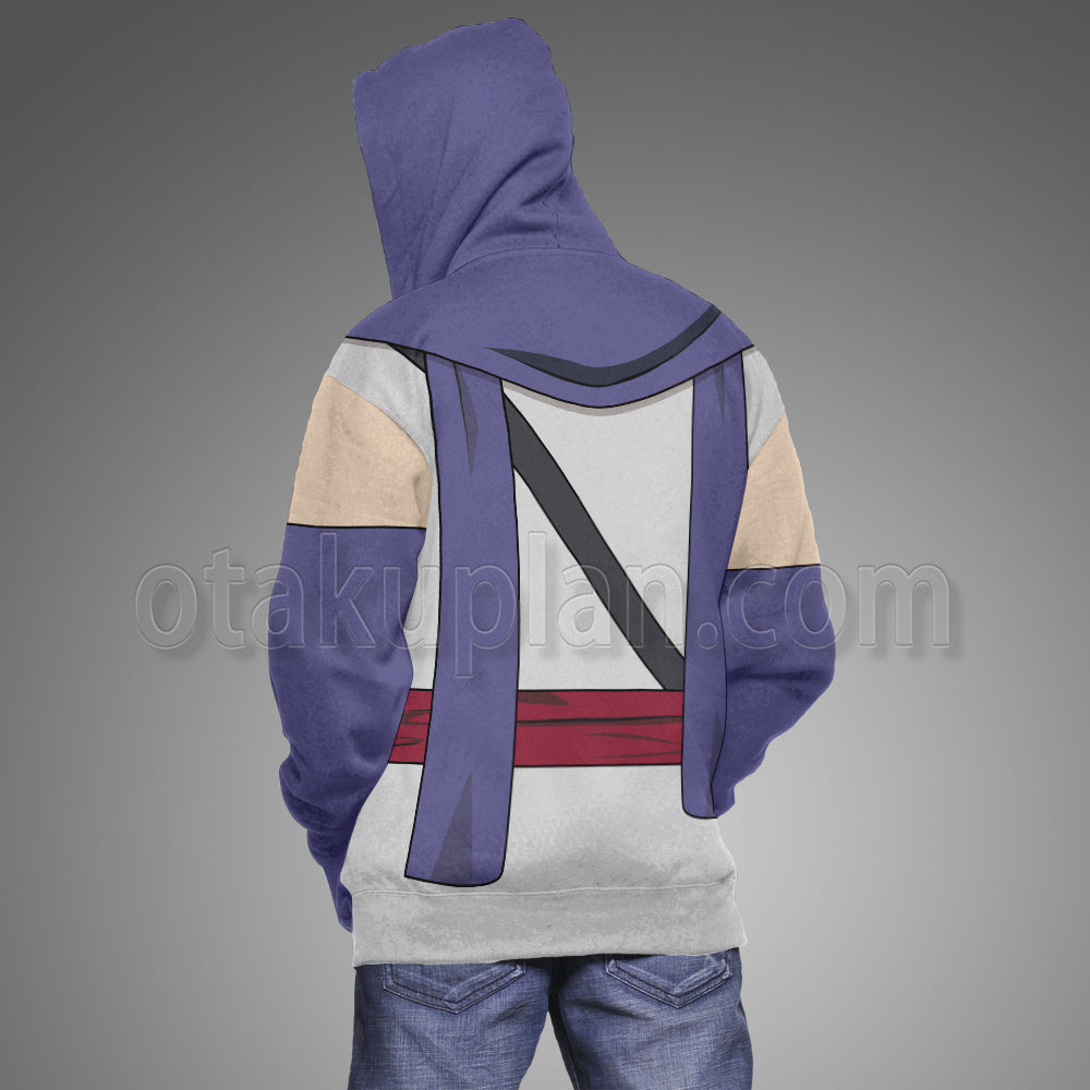 Gintama Sarutobi Ayame White Cosplay Hoodie