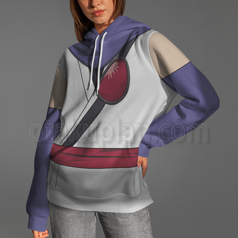 Gintama Sarutobi Ayame White Cosplay Hoodie