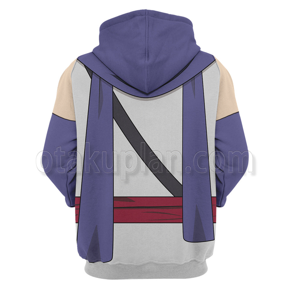 Gintama Sarutobi Ayame White Cosplay Hoodie