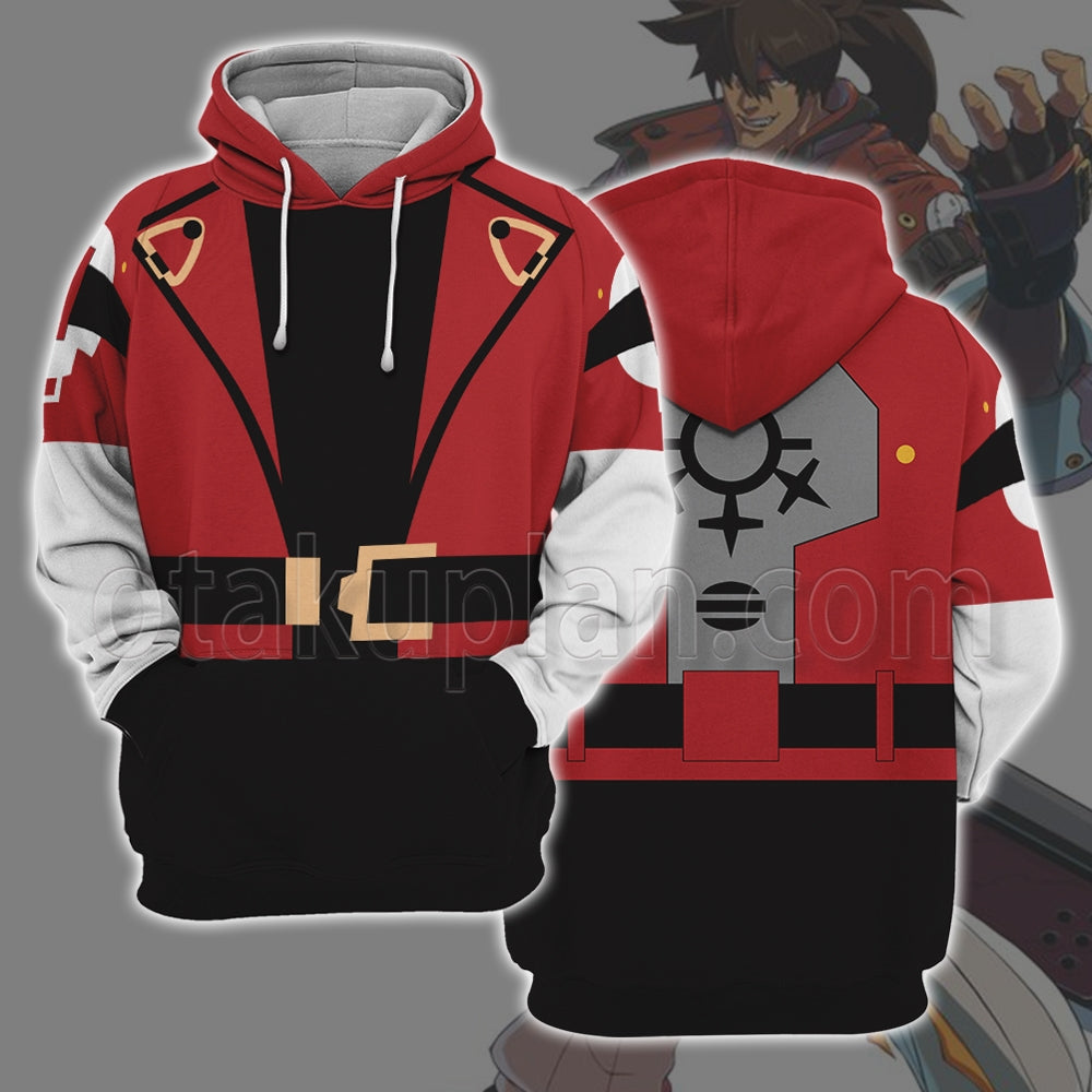 Guilty Gear Strive Sol Badguy Cosplay Hoodie