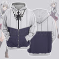 High School Dxd Koneko Tojo White Uniform Cosplay Hoodie