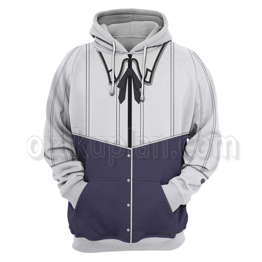 High School Dxd Koneko Tojo White Uniform Cosplay Hoodie