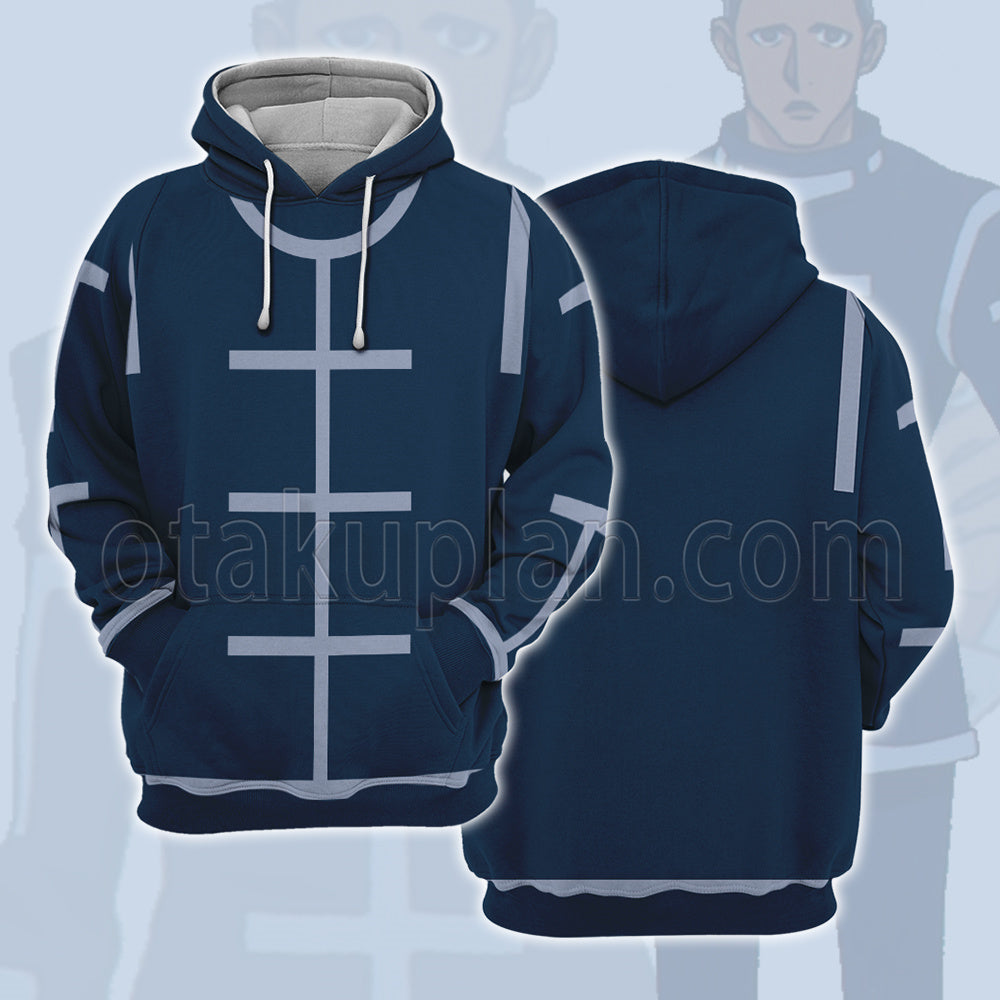 Hunter Hunter Abengane Blue Uniform Cosplay Hoodie