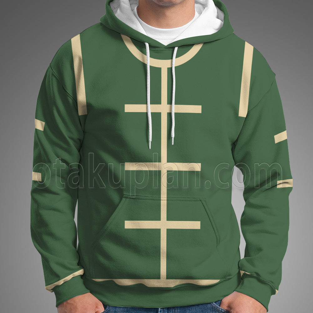Hunter Hunter Abengane Green Uniform Cosplay Hoodie