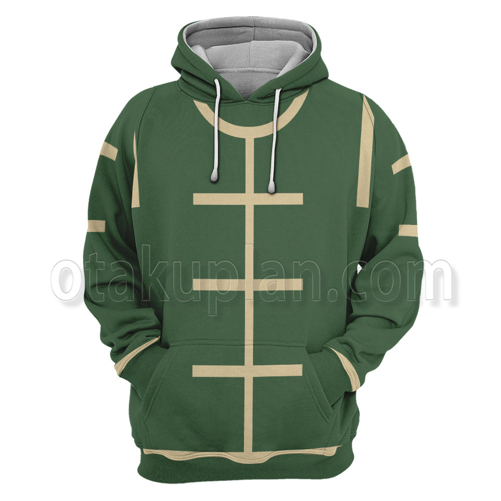 Hunter Hunter Abengane Green Uniform Cosplay Hoodie