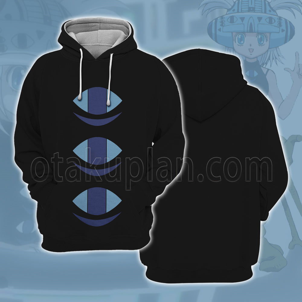 Hunter Hunter Eeta Solid Black Clothing Cosplay Hoodie