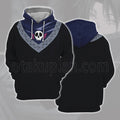 Hunter Hunter Feitan Black Battle Suit Cosplay Hoodie