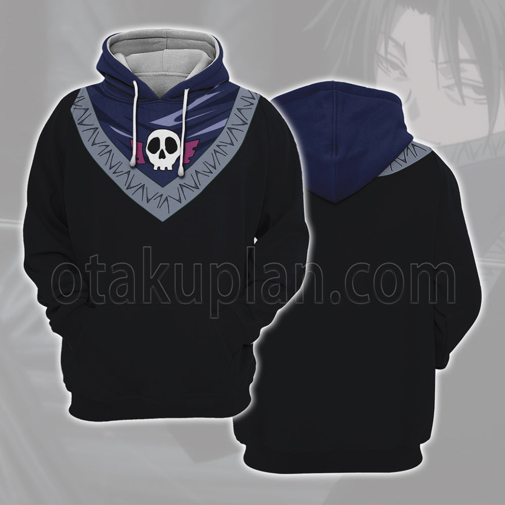 Hunter Hunter Feitan Black Battle Suit Cosplay Hoodie
