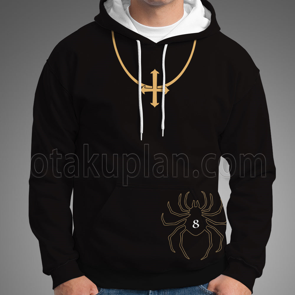 Hunter Hunter Shizuku Murasaki No8 Black Clothing Cosplay Hoodie