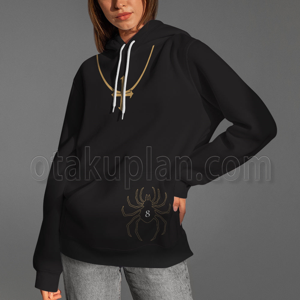 Hunter Hunter Shizuku Murasaki No8 Black Clothing Cosplay Hoodie