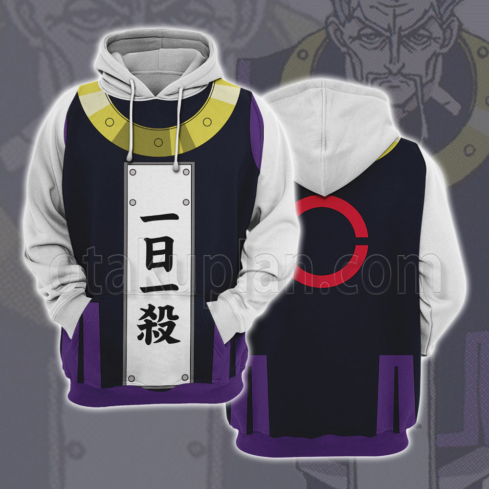 Hunter Hunter Zeno Zoldyck A Kill A Day Battle Suit Cosplay Hoodie
