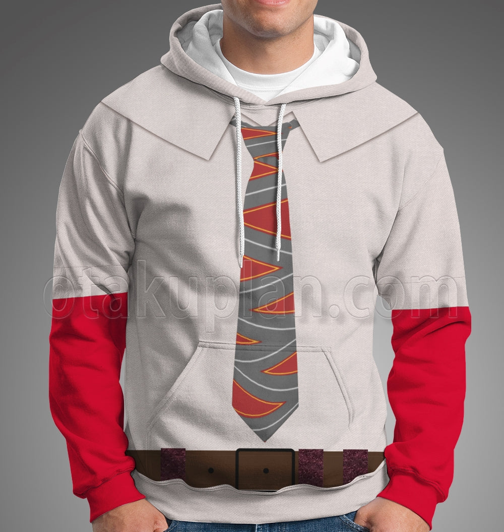 Inside Out Anger Cosplay Hoodie