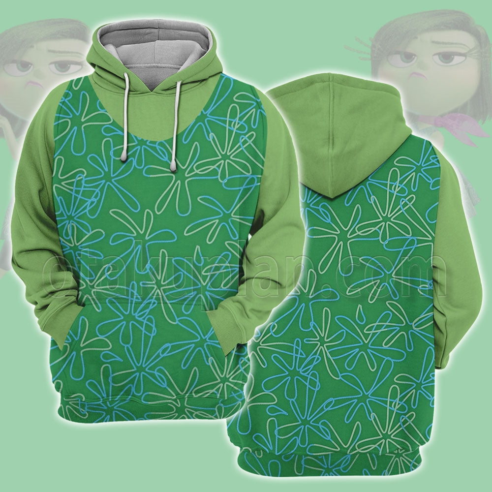 Inside Out Disgust Cosplay Hoodie