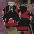 Inuyasha Sango Fighting Black Cosplay Hoodie