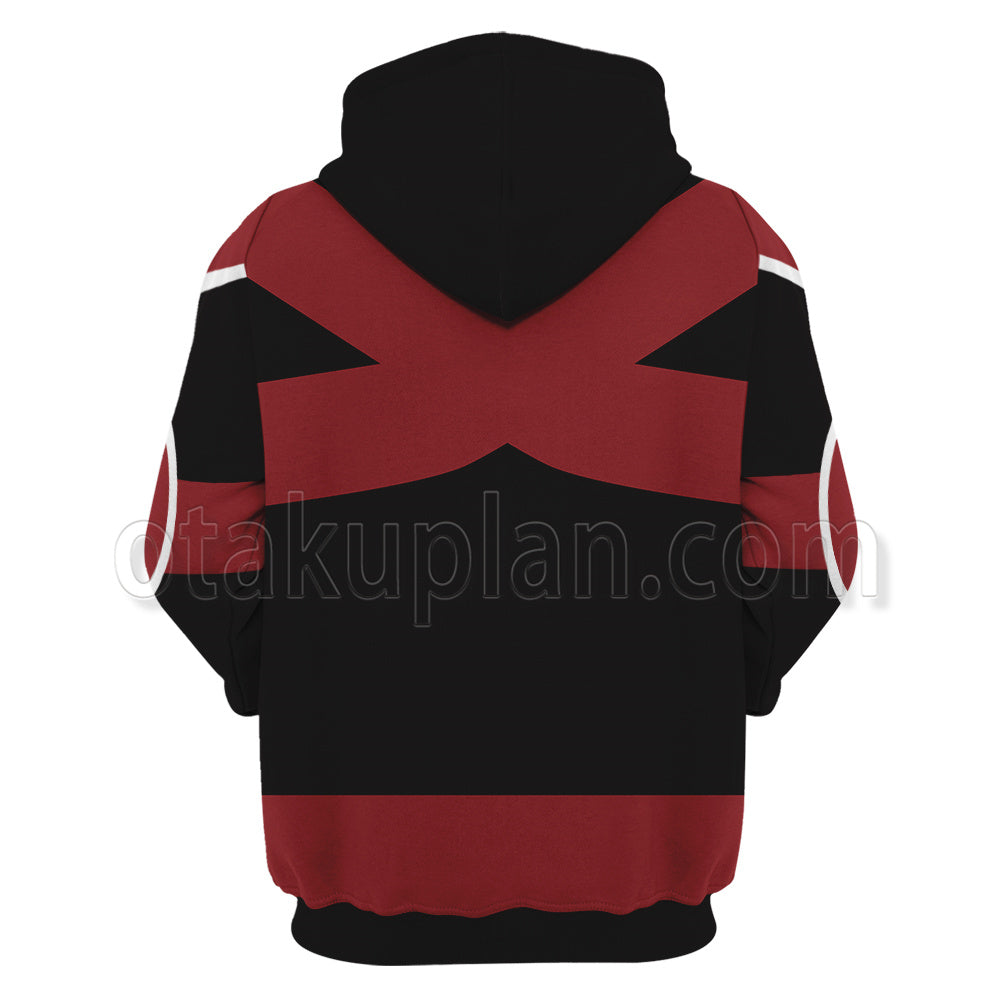 Inuyasha Sango Fighting Black Cosplay Hoodie