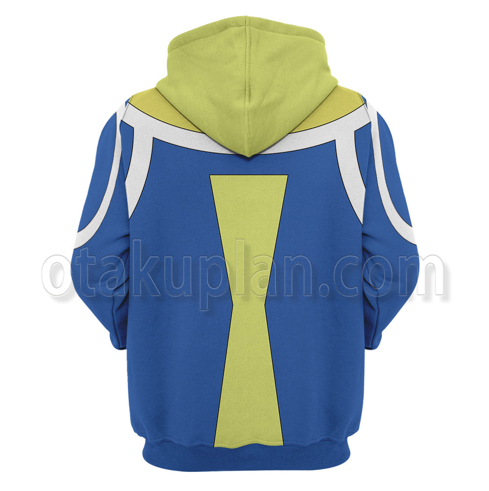 Invincible The Immortal Blue White Cosplay Hoodie
