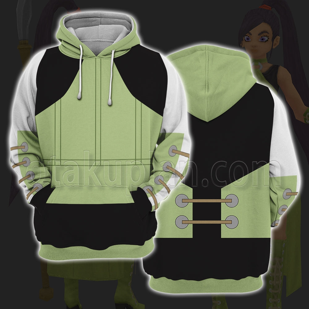 Jade Dragon Quest 11 Cosplay Hoodie