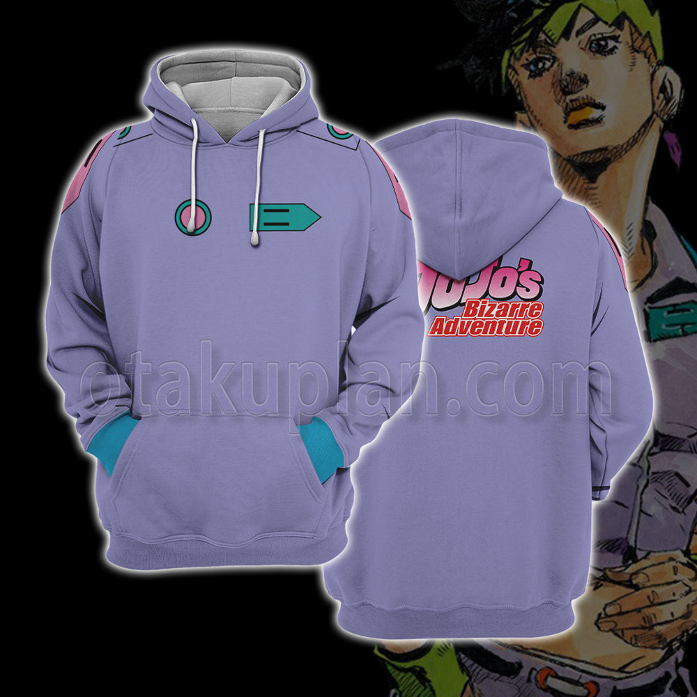 Anime Encyclopedia Rohan Kishibe Purple Cosplay Hoodie