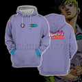 Anime Encyclopedia Rohan Kishibe Purple Cosplay Hoodie